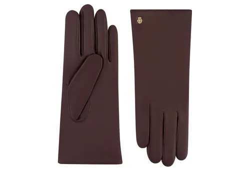 Roeckl Hamburg Handschuhe aus Leder in Braun in rot von Roeckl