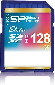 SD Card 128GB Silicon Power UHS-1 (Elite Class) 10 Retail