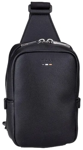 BOSS Rucksack Ray SM Monostrap - Schwarz - Stylischer Kunstleder-Rucksack von BOSS, ideal für den Alltag. Mit praktischem Design und ausreichend Platz für Essentials wie Handy und Geldbörse – ein modisches Must-Have!