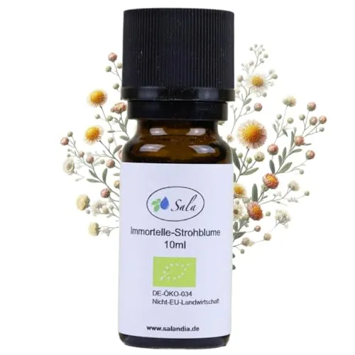 Sala Strohblumenöl Aroma Immortelle Öl naturrein BIO - zum Verzehr - 10 ml