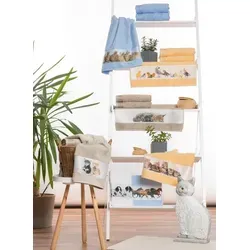 framsohn frottier Handtuch Duschtuch Gästetuch Frottierserie mit Tiermotiven, (1-St) braun 50.100 cm