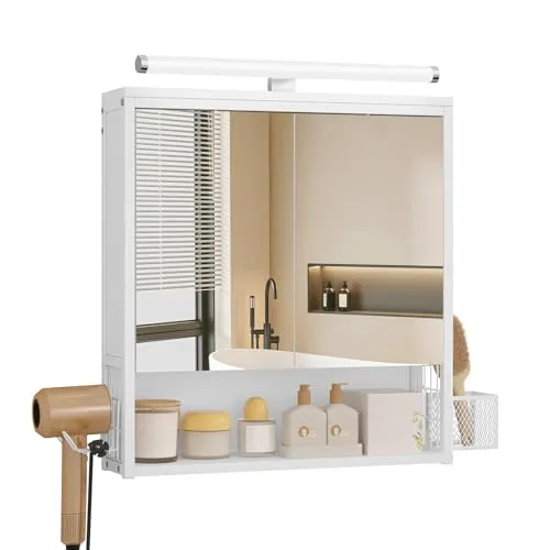 EUGAD Spiegelschrank mit Beleuchtung