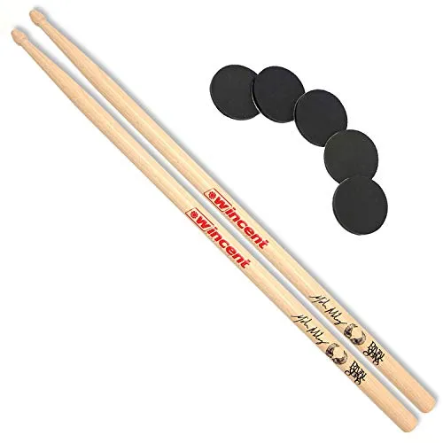 Wincent WMMS Michael Miley Rivals Sons Signature Drumsticks + keepdrum Damper Pads