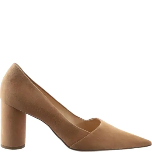 HÖGL Pumps Veloursleder Damen Gr. 38,5 in Nougat von HÖGL