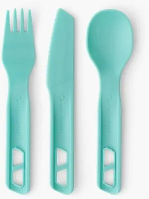 Sea to Summit Passage Besteckset, 3-teilig, blau