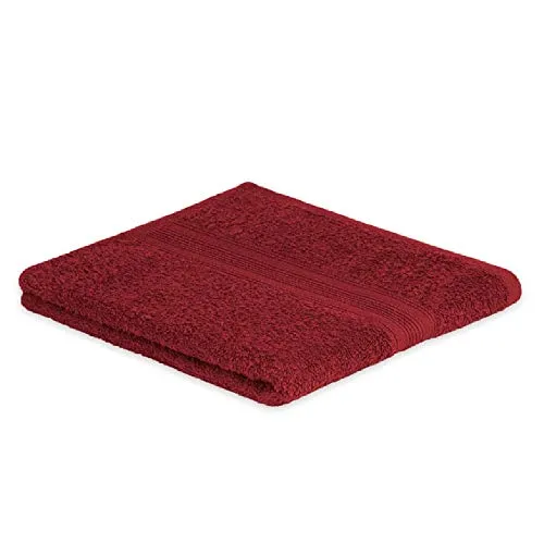 EXKLUSIV HEIMTEXTIL Frottier Handtücher Handtuch 50 x 100 cm Bordeaux 500 g