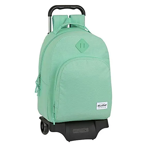 Blackfit8 Unisex-Rucksack für Kinder, türkis, M - Rucksack mit SAFTA Haltesystem, ergonomischen Schultergurten und robuster Bauweise. Ideal für Schule und Alltag, sorgt für Komfort und Langlebigkeit.