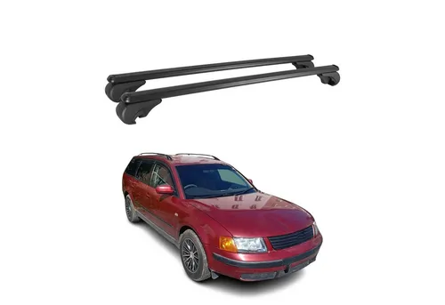 OMAC Dachträger für VW Passat Variant 1997-2005 - Hochwertiger Dachgepäckträger aus Aluminium, wasserbeständig und abnehmbar, ideal für vielseitige Transportmöglichkeiten wie Fahrräder und Skier.