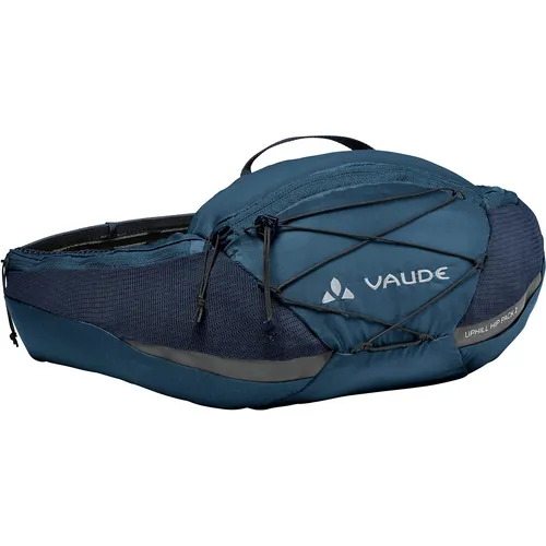 VauDe Uphill Hip Pack 2 Hüfttasche - Ultraleicht & Klimaneutral - Gürteltaschen: Der 200 g leichte Uphill Hip Pack 2 bietet 2 l Volumen für Werkzeug und Snacks, sitzt ruckelfrei und ist aus recycelten Materialien klimaneutral produziert.