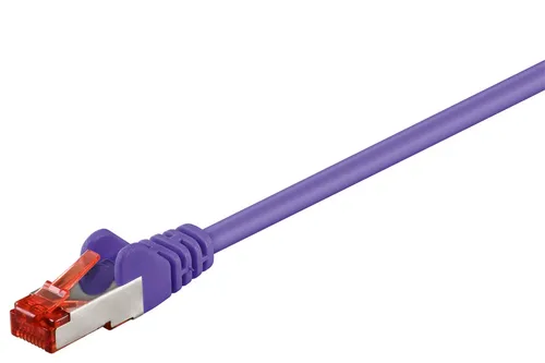 Goobay CAT 6 Patchkabel, S/FTP (PiMF), Violett