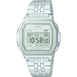 Casio A1000A-7EF Armbanduhr für Damen und Herren - Vintage Digitaluhr mit präzisem Quarzwerk, automatischem Kalender und LED-Hintergrundbeleuchtung – ideal für stilbewusste Träger.