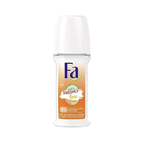 Fa Roll On Freshly Free Cucumber & Lemon, 50 ml, Antiperspirant, Pack of 4
