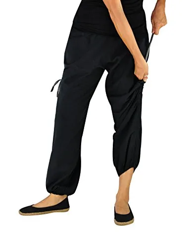 virblatt Haremshose Damen aus 100% Baumwolle – Praktische Pumphose für jeden Tag - Entdecke die bequeme Haremshose Damen aus 100% Baumwolle. Mit hohem Schritt, Eingrifftaschen und verstellbarer Beinlänge bietet sie vielseitigen Tragekomfort für deinen Alltag.