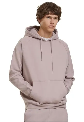 Urban Classics Herren Blank Hoody – Locker geschnittener Kapuzenpullover mit Kängurutasche und verstellbarer Kapuze für Freizeit Alltag Sport und Streetwear,Duskrose,4XL