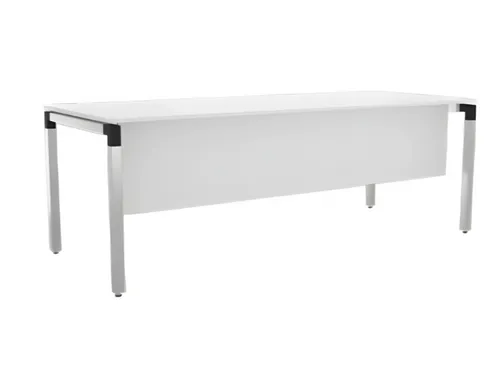 Eleganter Weißer Schreibtisch - Moderner Bürotisch für stilvolle Arbeitsräume - Moderner Schreibtisch in Weiß aus hochwertigem Holz, ideal für Ihr Arbeitszimmer. Maße: 120x80x73 cm. Perfekt für eine stilvolle Einrichtung mit 2 Jahren Herstellergarantie.