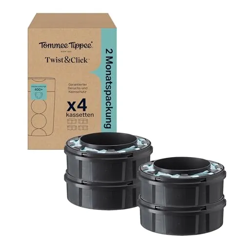 Tommee Tippee Twist & Click Windelbehälter Nachfüllkassetten 4er-Pack