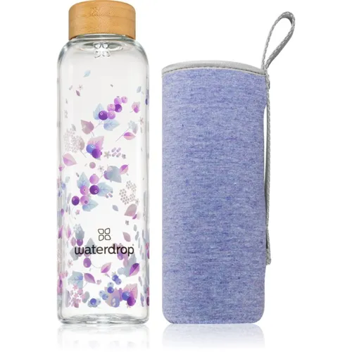 Waterdrop Glass Edition Wasserflasche Boost 600 ml - Trinkflaschen, stilvolles Design und perfekt abdichtender Verschluss verhindern Auslaufen – ideal für Fitness und Alltag, immer ausreichend hydriert!