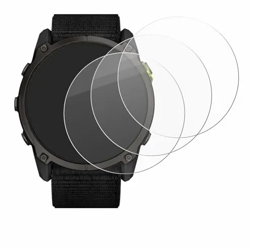 BROTECT 6 Stück Schutzglas für Garmin Enduro 3 Schutzfolie Panzer Folie Glas[Extrem Kratzfest 9H, Anti-Fingerprint, Ultra-Transparent]