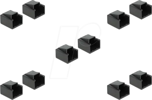 DELOCK 86470 - Staubschutz für RJ45 Stecker, 10 Stück