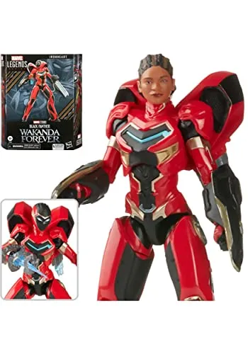Marvel Hasbro Legends Black Panther Wakanda Forever, 15 cm große Ironheart Action-Figur, 8 Accessoires, F5783, Multi