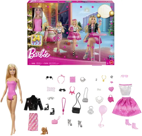 Barbie Adventskalender mit 24 Überraschungen