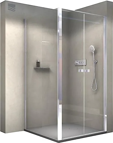 BERNSTEIN Duschkabine 90x90 Eckdusche EX416-2 von BERNSTEIN