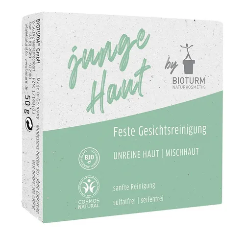Bioturm Gesichtsseife Nr.140 Junge Haut - Feste Gesichtsreinigung 50g