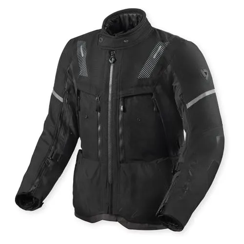 Revit Motorradjacke Sand 5 H2O in schwarz von REV'IT!