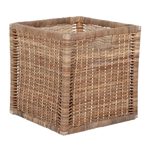 Produktbild Rattan Korb CESTA-Big Grau – Stilvoller Aufbewahrungskorb