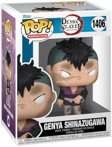 Funko Pop! Animation: Demon Slayer - Genya - Vinyl-Sammelfigur - Geschenkidee - Offizielle Handelswaren - Spielzeug Für Kinder und Erwachsene - Anime Fans - Modellfigur Für Sammler und Display