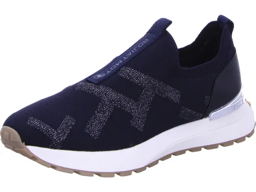 TOM TAILOR Niedrige Damenschuhe - Marineblau, 38 EU - Damen-Sneaker mit weichem Textilfutter und Memory Foam für optimalen Tragekomfort. Leicht und flexibel, ideal für den Alltag.