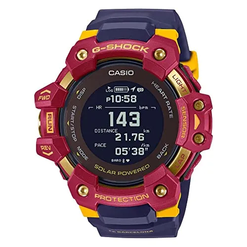 Casio GBD-H1000BAR-4ER Sportuhr - Armbanduhren für Herren mit GPS, Herzfrequenzmessung und langer Akkulaufzeit – ideal für Sportler und Outdoor-Abenteuer.