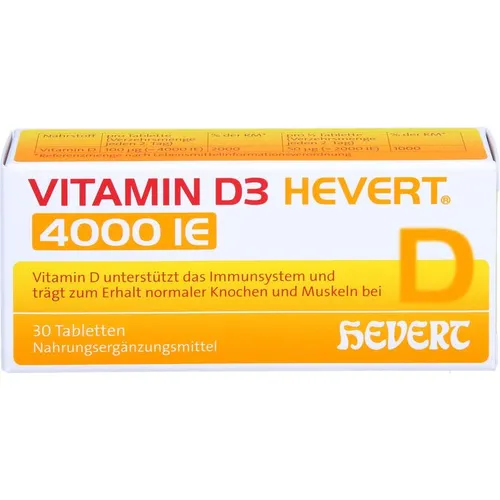 Hevert VITAMIN D3 HEVERT 4000 I.E. Tabletten