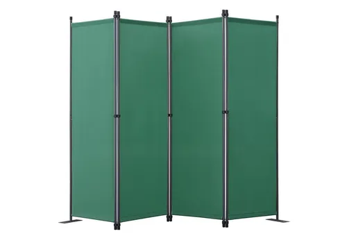 Angel Living 4-teiliger Paravent – Raumteiler und Sichtschutz für Innen und Außen