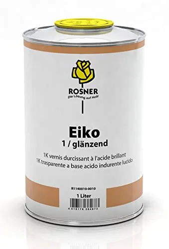 Rosner 1K-EIKO SH-Lack Klarlack glänzend 1 Liter Möbellack & Holzlack