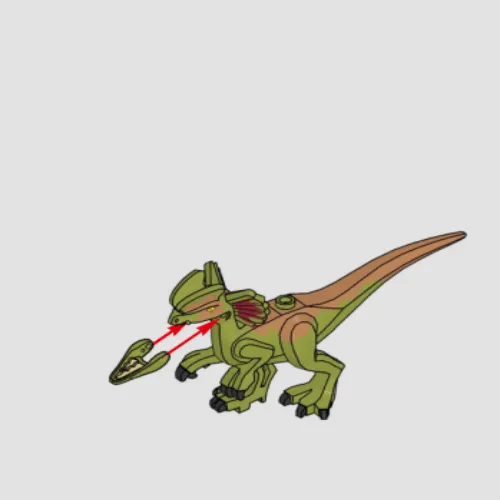 LEGO Jurassic World Pyroraptor Dilophosaurus Transport - Dinosaurier-Spielzeug mit Off-Road-Spielzeugauto, 3 Minifiguren und aufregenden Abenteuern für Jurassic-Park-Fans ab 7 Jahren