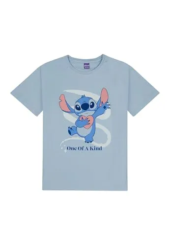 Stitch T-Shirt Kinder | Disney Unisex Shirt für kleine Fans - Fun-T-Shirts mit verspieltem Stitch-Motiv, ideal für aktive Kinder. Bequemer Schnitt und vielseitig kombinierbar – das perfekte Geschenk für Disney-Liebhaber!