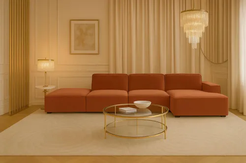 Kaiser Möbel Ecksofa Cursal L-Form mit Hocker, Braun in braun von Kaiser Möbel