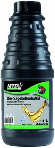 Arnold Kettenöl 6012-X1-0043 Original MTD Bio-Sägekettenhaftöl, 1 Liter, (1-St)