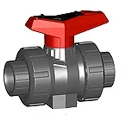 Georg Fischer Kugelhahn 546, PVC-U/EPDM, d 20, Muffe