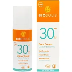 BIO SONNENCREME Gesicht Anti-Aging LSF 30 BIOSOLIS 50 ml