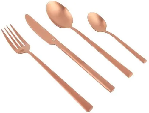 Bo-Camp Camping Besteckset Corson 16tlg - Kochutensilien, hochwertiges Edelstahlbesteck für unterwegs, ideal für Camping und Reisen, langlebig und leicht zu reinigen.