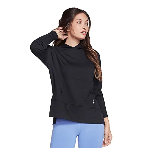Skechers Damen Skechluxe Pullover Sweater, Schwarz, L EU