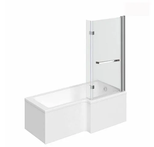 HOME DELUXE Badewanne »Elara« – Platzsparende Komplettlösung für Ihr Badezimmer - Sanitäranlagen & Zubehör – Genießen Sie entspannende Schaumbäder und erholsame Duschen in der eleganten, platzsparenden Badewanne Elara, ideal für jedes Badezimmer!