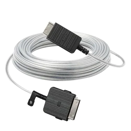 VG-SOCR15/ZA the Frame Kabel 15m/49ft Kompatibel mit Samsung QLED 4K The Frame TV One Connect Kabel Verlängerung für LS03FAU/LS03RAU/LS03BAU/LS03TAU/LS03DAUQ85R/Q90R/Q95T Modell
