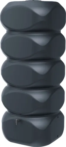 Regentonne KUBUS 1000 Liter anthrazit inkl. Hahn