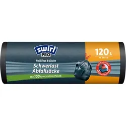 Swirl® Profi Schwerlast-Abfallsäcke 120L, 12 St von Swirl