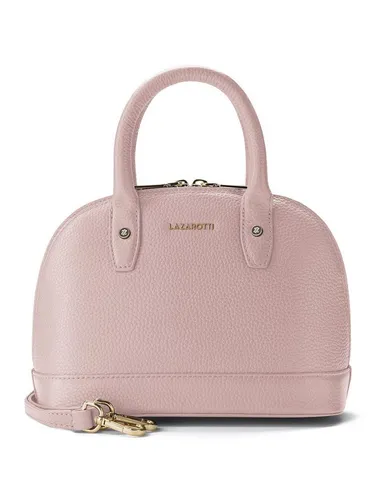Lazarotti Henkeltasche Bologna Leather – Elegante Lederhandtasche - Henkeltasche von Lazarotti aus hochwertigem Leder, mit Reißverschluss- und Steckfächern für optimale Übersichtlichkeit. Der abnehmbare Schulterriemen sorgt für hohen Tragekomfort und Stil.