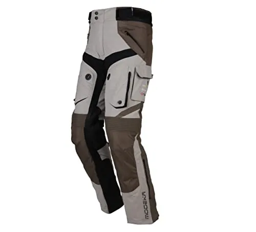 Modeka Herren Motorrad Hose Panamericana II 2 KXXL - Motorradhose in KXXL, wasserdicht und atmungsaktiv, ideal für alle Jahreszeiten. Mit herausnehmbaren Protektoren und Hitzeschutz für optimalen Komfort und Sicherheit.