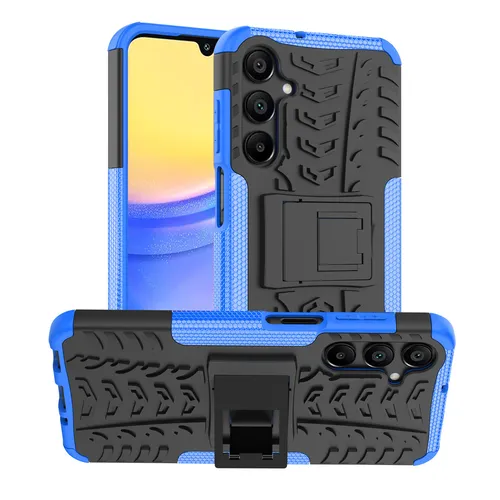 Outdoor Hülle für Samsung Galaxy A16 Handyhülle Tasche Bumper TPU Silikon Blau